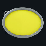 Hellgelb Ovale Gürtelschnalle<br><div class="desc">Hellgelb (feste Farbe)</div>