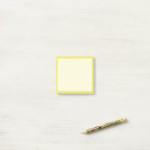 Hellgelb Schlicht Post-it Klebezettel (Auf Schreibtisch)