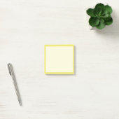 Hellgelb Schlicht Post-it Klebezettel (Büro)