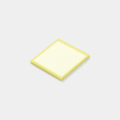 Hellgelb Schlicht Post-it Klebezettel (angewinkelt)
