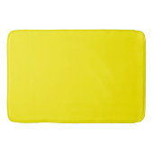 Hellgelb: Solide Farbe Badematte (Vorderseite)