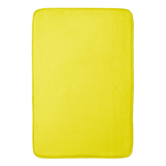 Hellgelb: Solide Farbe Badematte (Vorderseite Vertikal)