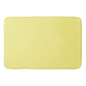 Hellgelb: Solide Farbe Badematte (Vorderseite)