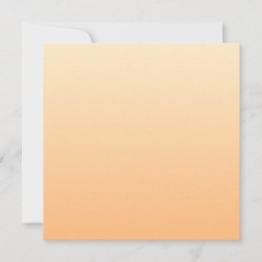 Hellgelb und orange Farblinie Dankeskarte (Vorderseite)