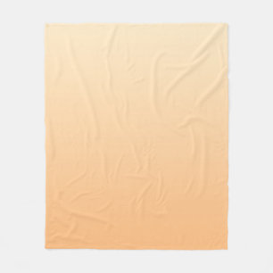 Hellgelb und orange Farblinie Fleecedecke