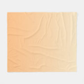 Hellgelb und orange Farblinie Fleecedecke (Vorderseite (Horizontal))
