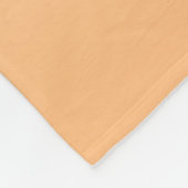 Hellgelb und orange Farblinie Fleecedecke (Ecke)