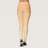 Hellgelb und orange Farblinie Leggings (Rückseite)