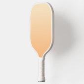 Hellgelb und orange Farblinie Pickleball Schläger (Links)