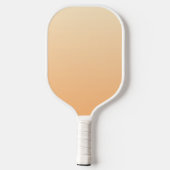 Hellgelb und orange Farblinie Pickleball Schläger (Rückseite)
