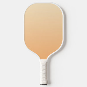 Hellgelb und orange Farblinie Pickleball Schläger