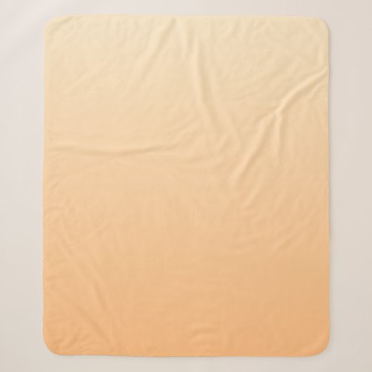 Hellgelb und orange Farblinie Sherpadecke (Vorderseite)