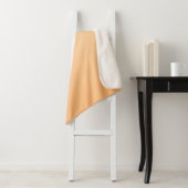 Hellgelb und orange Farblinie Sherpadecke (Beispiel)