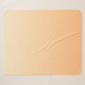 Hellgelb und orange Farblinie Sherpadecke (Vorderseite (Horizontal))