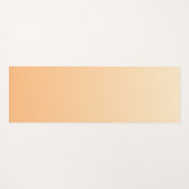Hellgelb und orange Farblinie Yogamatte (Vorderseite (Horizontal))