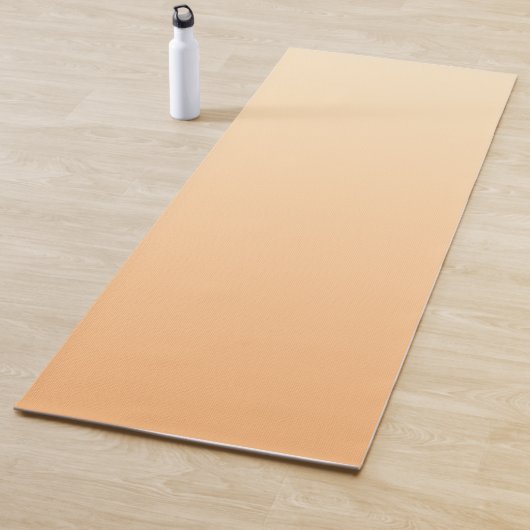 Hellgelb und orange Farblinie Yogamatte (Beispiel)