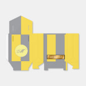 Hellgelb und weich grau individuell angepasst geschenkschachtel (Ungefaltet)