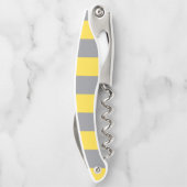 Hellgelb und weich grau individuell angepasst kellnermesser (Rückseite)