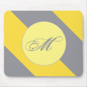 Hellgelb und weich grau individuell angepasst mousepad (Vorne)