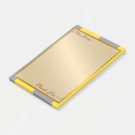 Hellgelb und weich grau individuell angepasst post-it klebezettel