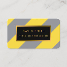 Hellgelb und weich grau individuell angepasst visitenkarte