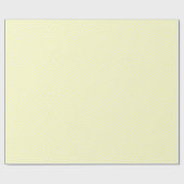 Hellgelb und weiß gepolstertes Muster Geschenkpapier (Flach)