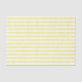 Hellgelb und Weiß Stripes Seidenpapier