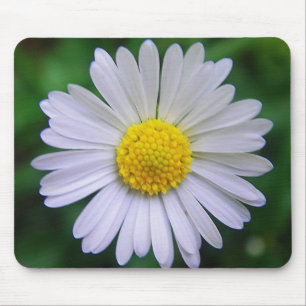 Hellgelb-weiß Mousepad