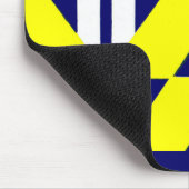 hellgelbe Abstraktion Mousepad (Ecke)