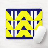 hellgelbe Abstraktion Mousepad (Mit Mouse)
