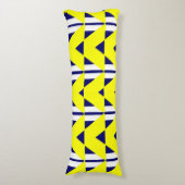 hellgelbe Abstraktion Seitenschläferkissen (Vorderseite Vertikal)