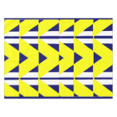 hellgelbe Abstraktion Tischdecke (Vorderseite (Horizontal))