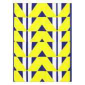 hellgelbe Abstraktion Tischdecke (Vorderseite)