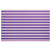 Hellgelbe, blaue und tiefrosa Streifen Stoff (Fat Quarter (45,7 x 55,9 cm))