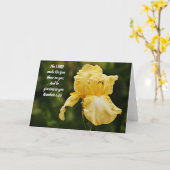 Hellgelbe Blume - Kartennummer 6:25 Karte (Gelbe Blume)