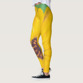 Hellgelbe Blume nach Regen Leggings (Links)