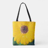 Hellgelbe Blume nach Regen Tasche (Rückseite)