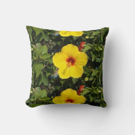 Hellgelbe Blume Springtime Kissen