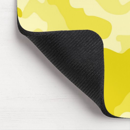 Hellgelbe Camouflage Mousepad (Ecke)