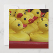 Hellgelbe Enkies Geburtstagsparty Einladungen (Rückseite)