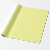 Hellgelbe Farbe | Classic | elegant Geschenkpapier (Ungerollt)