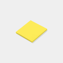 Hellgelbe Farbe Post-it Klebezettel
