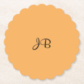 Hellgelbe Farbe TEMPLATE Untersetzer (Vorderseite)