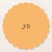 Hellgelbe Farbe TEMPLATE Untersetzer (Vorderseite)