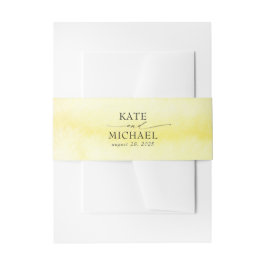 Hellgelbe Farben Moderne Einladungsbanderole