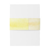 Hellgelbe Farben Moderne Einladungsbanderole (Rückseitenbeispiel)