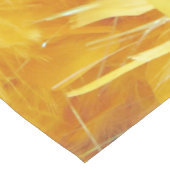 Hellgelbe Federn Kurzer Tischläufer (Ecke)