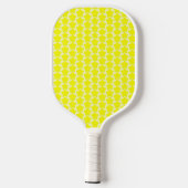 Hellgelbe Fünf-Punkte-Sterne Pickleball Schläger (Rückseite)