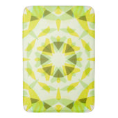 Hellgelbe grüne Sommer-Star Dopamin-Dekoration Art Badematte (Vorderseite Vertikal)