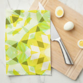 Hellgelbe grüne Sommer-Star Dopamin-Dekoration Art Geschirrtuch (Viertel Falte)